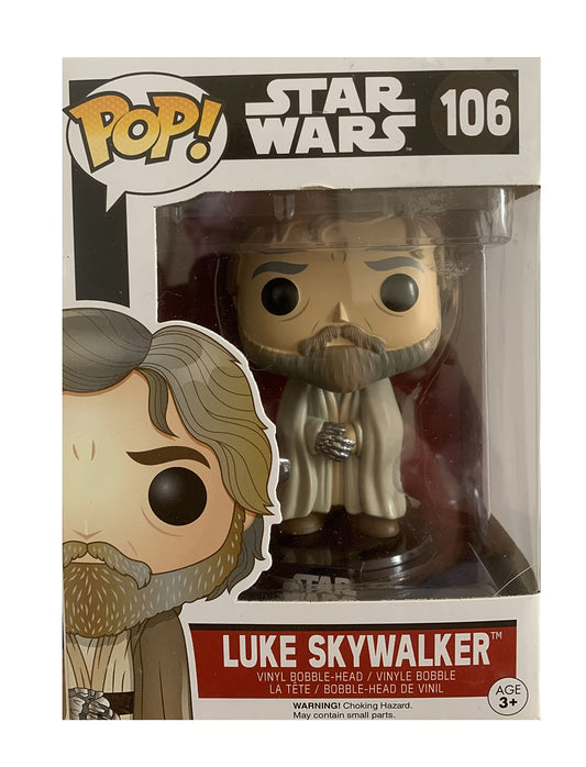 Funko 2016 - Star Wars The Force Awakens - Luke Skywalker Pop Vinyl Bobble Head Figure - Brand New Shop Stock Room Find