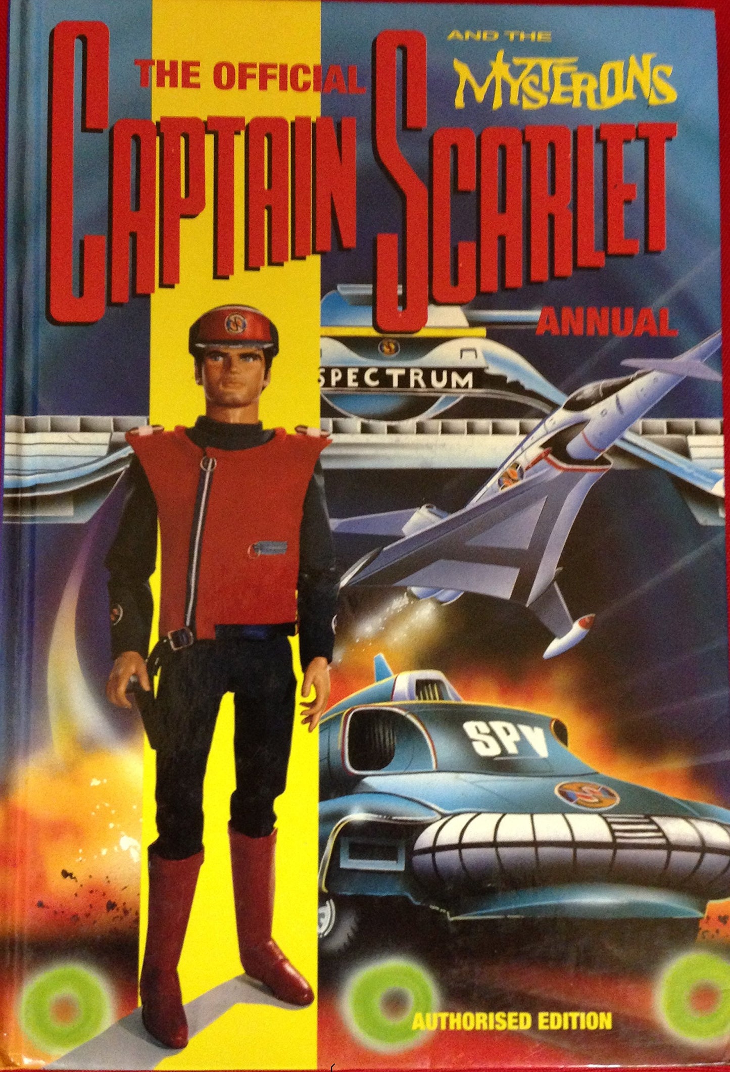 Vintage 1994 Gerry Andersons The Official Captain Scarlet And The Mysterons Annual - Brand New Shop Stock Room Find