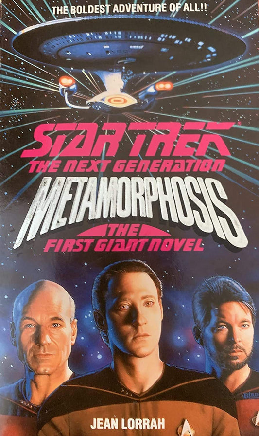 Vintage 1990 Star Trek The Next Generation - Metamorphosis - Paperback Book - Brand New Shop Stock Room Find