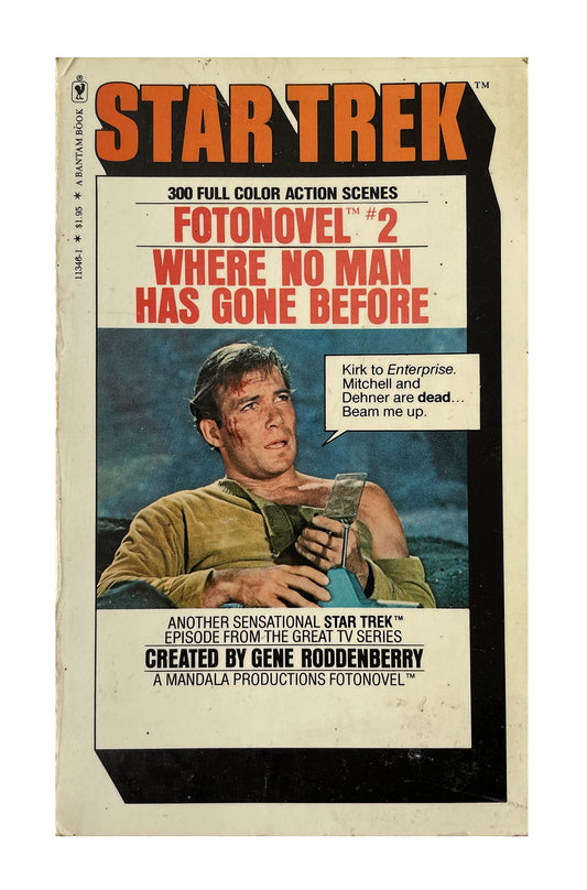 Vintage 1977 Star Trek Fotonovel No. 2 Where No Man Has Gone Before Paperback Book - Former Shop Stock