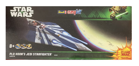 Vintage Revell 2013 Plo Koon's Jedi Starfighter Easykit Model Kit - Brand New Factory Sealed Shop Stock Room Find