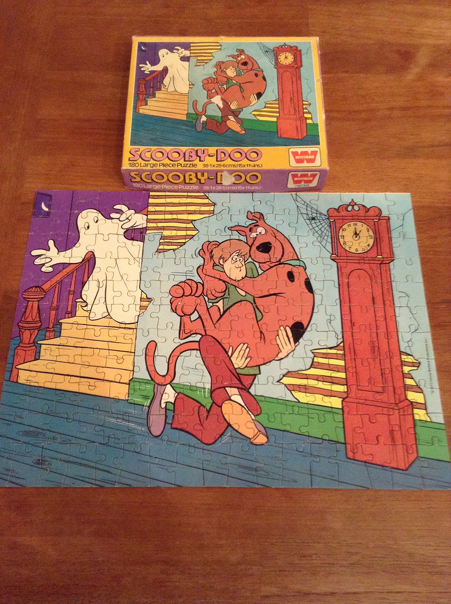 Scooby Doo Jigsaw Puzzle Vintage 1977 Whitman 180 Large Piece Jigsaw Puzzle Number 7839