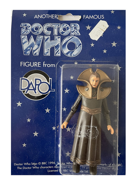 Vintage Dapol 1996 Dr Doctor Who Classic Gallifrey High Councillor Timelord In Brown Robe Action Figure - Mint On Card Shop Stock Room Find