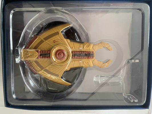 2014 Star Trek The Offical Star Ship Collection The Cardassian Hideki Class Starship - By Eaglemoss Shop Sock Room Find