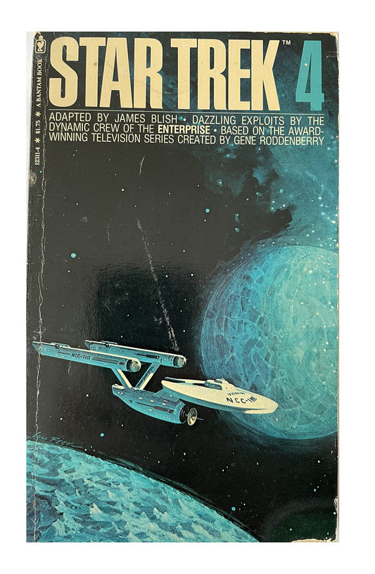 Vintage 1978 Star Trek 4 - Adapted From The Original Television Series - Paperback Book - By James Blish