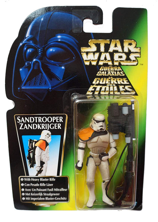 Vintage Star Wars The The Power Of The Force Sandtrooper Action Figure With Heavy Blaster Rifle - Shop Stock Room Find