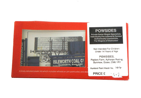 Vintage 1950's /1960's Slaters Wagon Kits No. 4035 Gloucester 6 Plank PO Gloucester Wagon - In The Original Box - Shop Stock Room Find