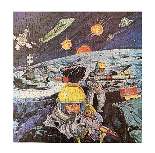 Vintage Gerry Andersons Arrow Games Ltd 1970 UFO 320 Piece Jigsaw Puzzle No. 2316 The Attack On Moonbase - In The Original Box - Missing 1 Piece
