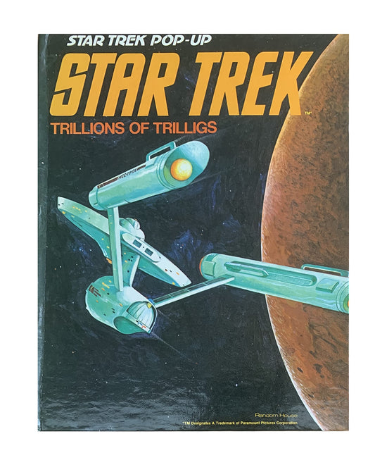 Vintage 1977 Star Trek Pop-Up Trillions Of Trilligs Hardback Book