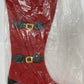 Novelty Ladies High Heel Christmas Stockn - Mantlepiece Stocking For Christmas Gifts - Sexy Xmas Stocking For Santa To Fill - Factory Sealed Shop Find.