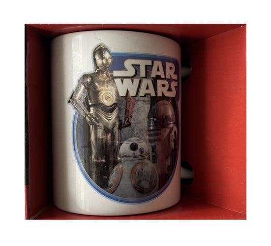 Star Wars 2015 The Force Awakens - The Droids 330ml Ceramic Mug - Brand New Shop Stock Room Find