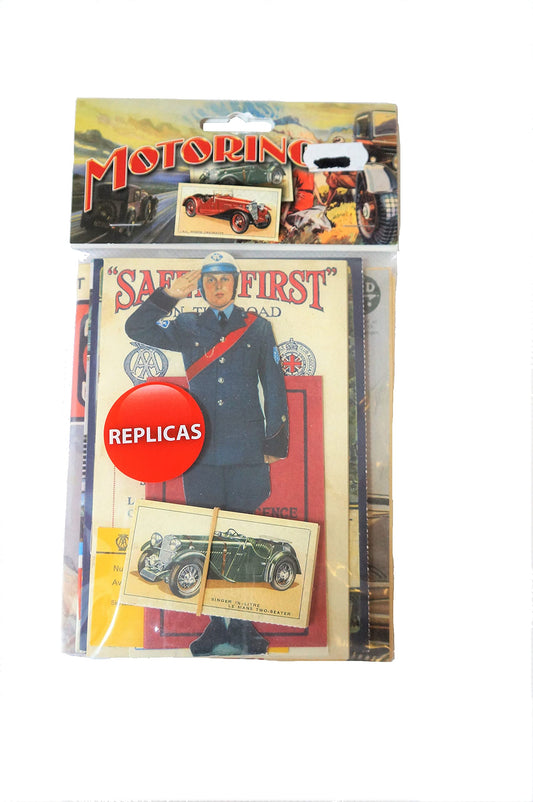 Vintage Motoring - Automobile Ephemera Replica Car Memorabilia Pack - Brand New Factory Sealed Shop Stock Room Find