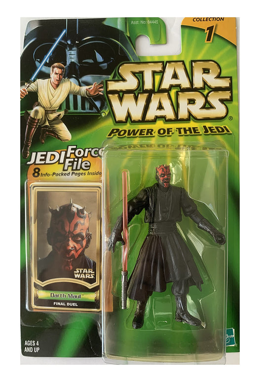 Vintage 2000 Star Wars Power Of The Jedi Collection 1 Darth Maul Final Duel Action Figure - Brand New Shop Stock Room Find