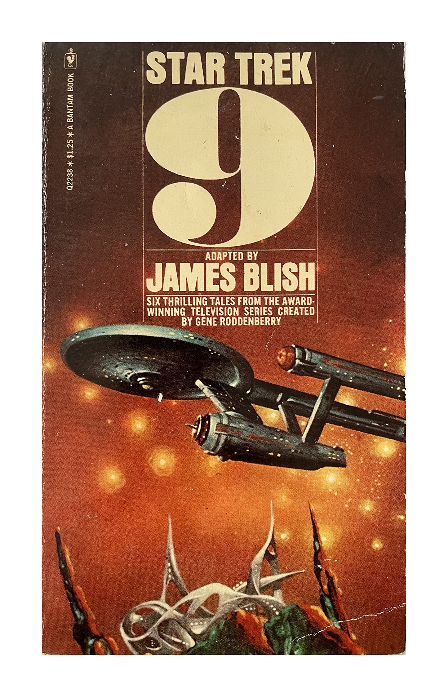 Vintage 1975 Star Trek 9 - Adapted From The Original Television Series - Paperback Book - By James Blish