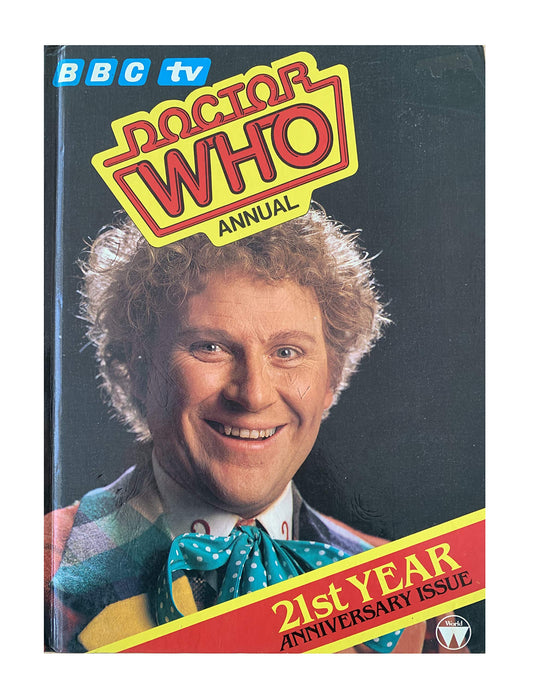 Vintage Doctor Who Annual 1985 21st Anniversary Issue Starring Colin Baker