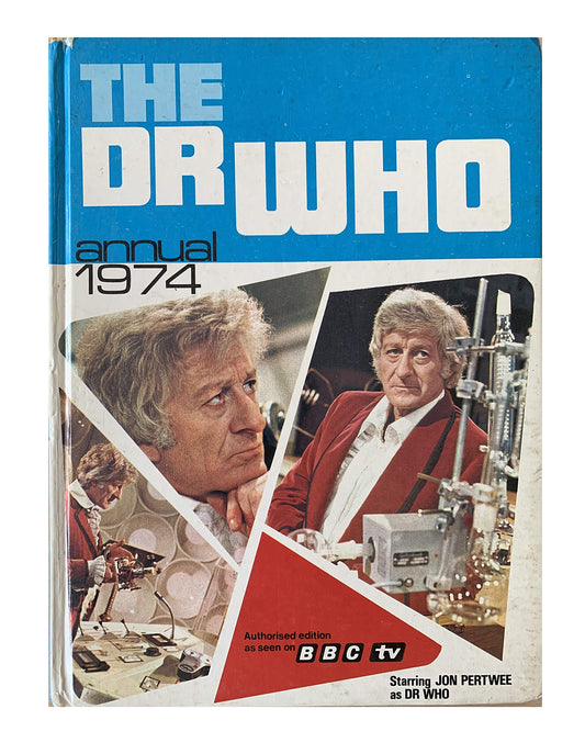 Vintage The Dr Who Annual 1974 Starring Jon Pertwee