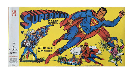Vintage Denys Fisher 1976 Superman The Board Game - Action Packed Adventure- Shop Stock Room Find