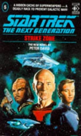Vintage 1989 Star Trek The Next Generation - Novel No. 5 - Strike Zone - Paperback Book - Brand New Shop Stock Room Find