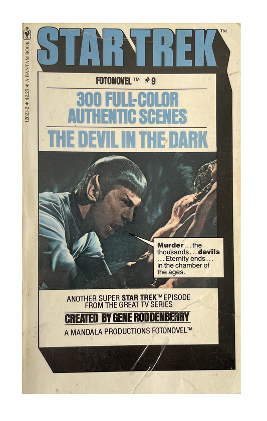 Vintage 1978 Star Trek Fotonovel No. 9 - The Devil In The Dark Paperback Book - Former Shop Stock