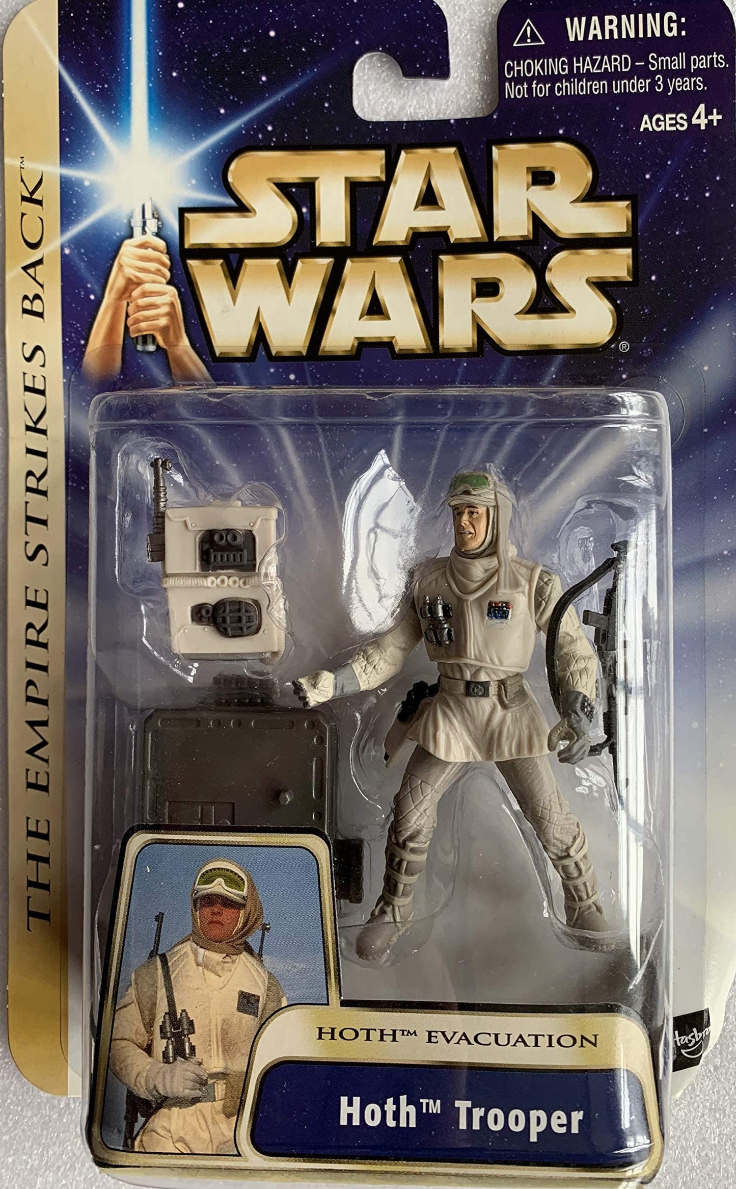 Vintage 2003 Star Wars The Empire Strikes Back Hoth Evacuation Hoth Trooper Action Figure - Brand New Factory Sealed Shop Stock Room Find
