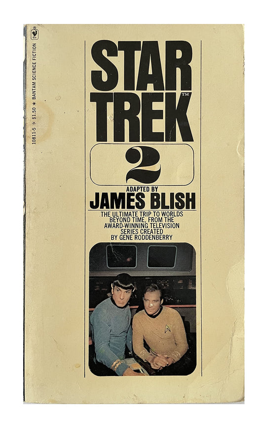 Vintage 1977 Star Trek 2 - Adapted From The Original Television Series - Paperback Book - By James Blish