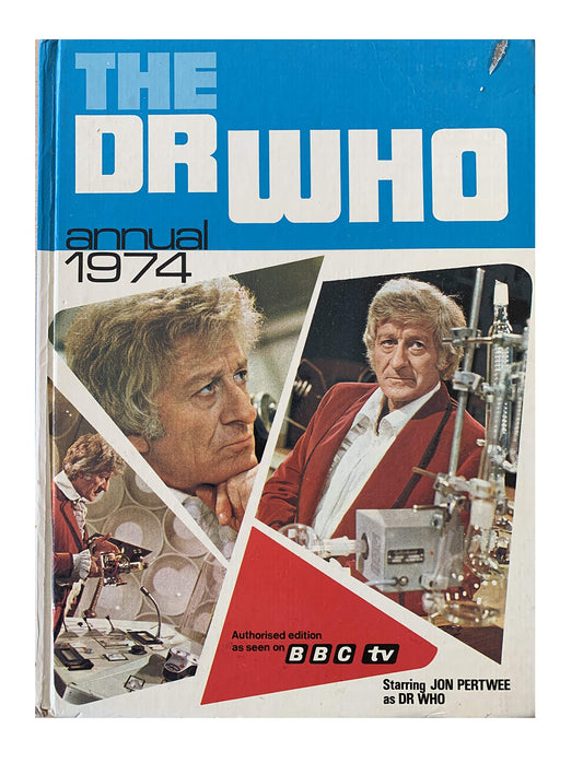 Vintage The Dr Who Annual 1974 Starring Jon Pertwee