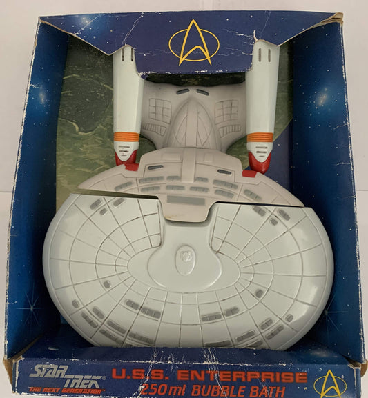 Vintage 1994 Star Trek The Next Generation USS Enterprise NCC-1701D Bubble Bath 250ML By Euromark PLC - Shop Stock Room Find