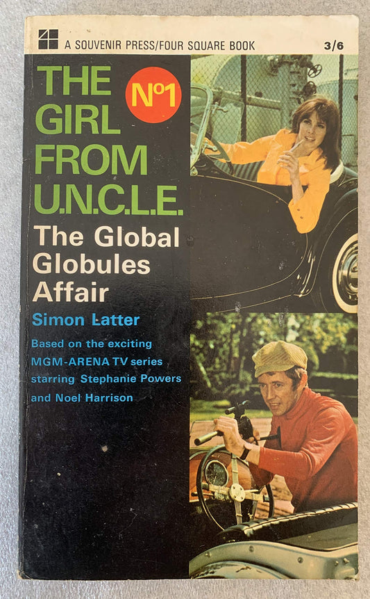 Vintage 1967 The Girl From UNCLE No. 1 The Global Globules Affair Paperback Novel By Simon Latter