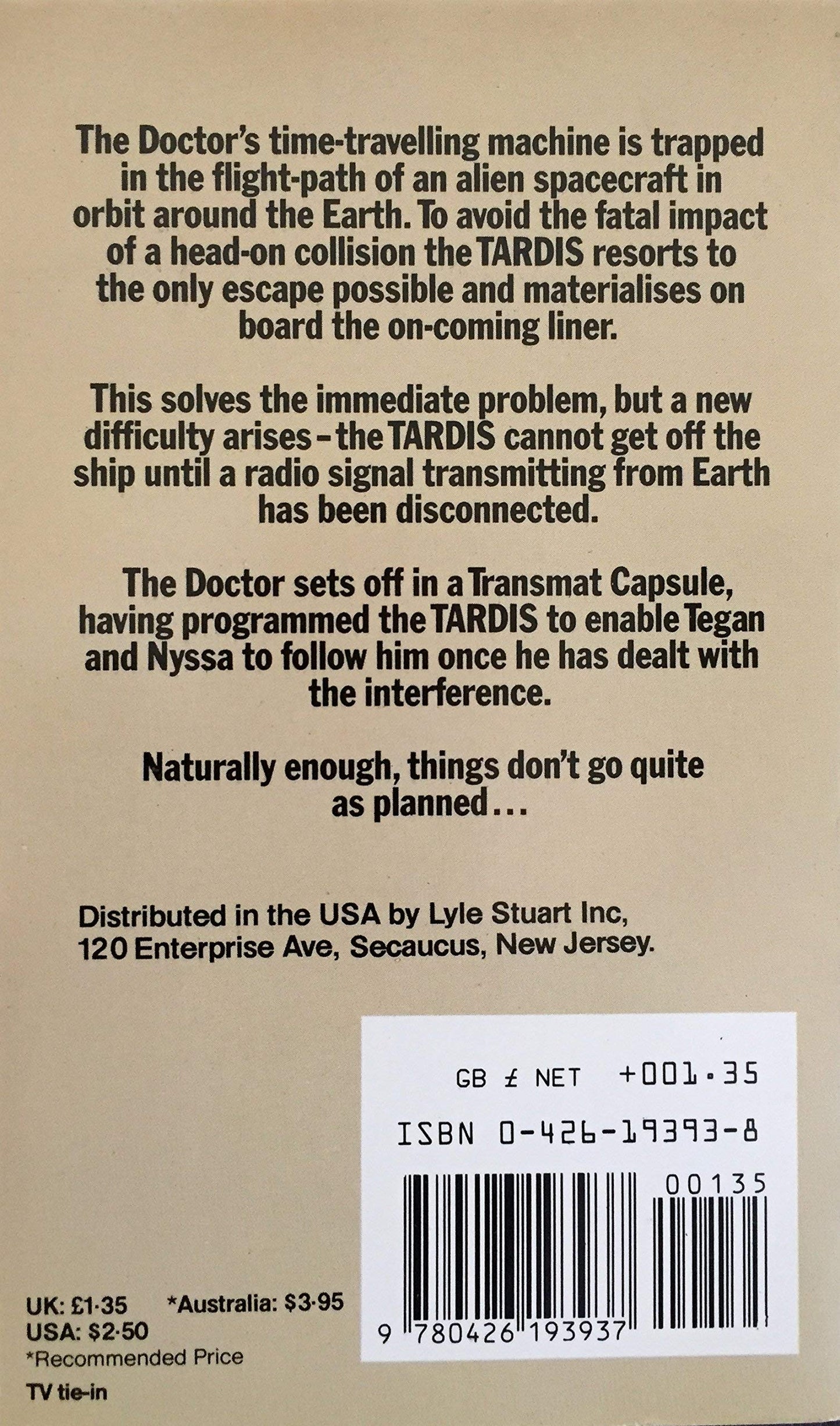 Vintage Doctor Who Mawdryn Undead Target Paperback Novel First Impression 1983 By Peter Grimwade