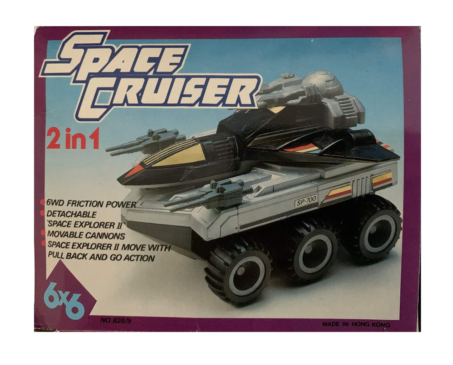 Vintage 1980s 2 In 1 Friction Drive Gold Space Cruiser Explorer II SP 700 - The Guardian Of The Galaxy - Pull Back & Go Action - - Shop Stock Room Find