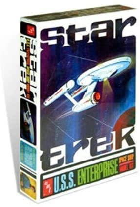 Vintage 2008 The Original Series U.S.S. Enterprise Space Star Ship Model Kit By AMT/Round2 Models - Brand New Factory Sealed Shop Stock Room Find