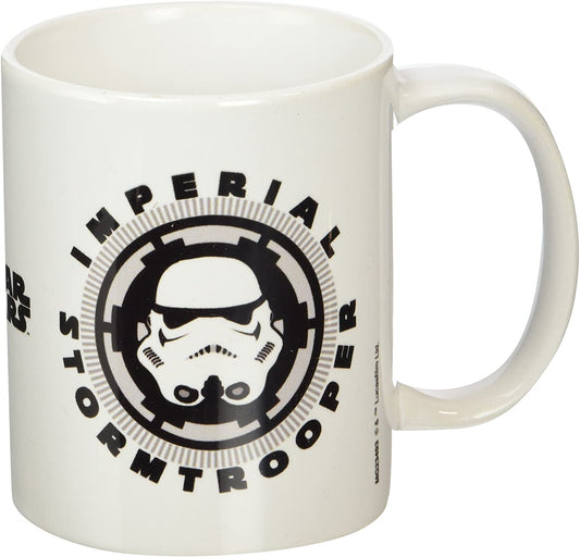 Star Wars 2015 The Force Awakens - Imperial Stormtrooper Logo 330ml Ceramic Mug - Brand New Shop Stock Room Find