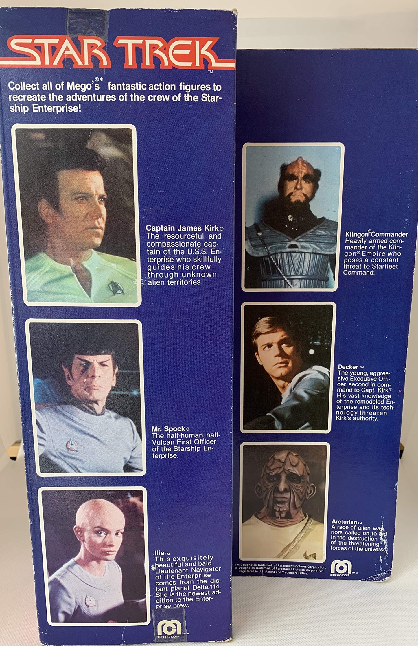 Vintage Mego 1979 Star Trek The Motion Picture 12 inch Ilia Action Figure - Factory Sealed Shop Stock Room Find