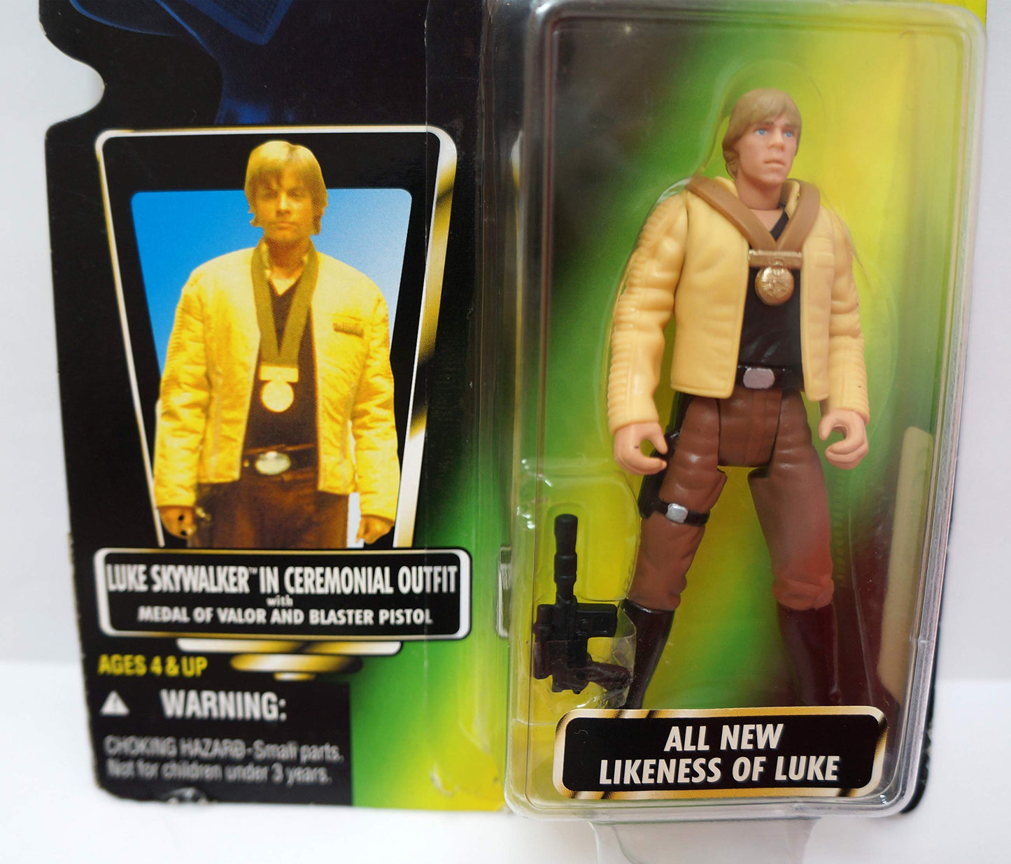 Star Wars The Power Of The Force Luke Skywalker In Ceremonial Outfit Action Figure