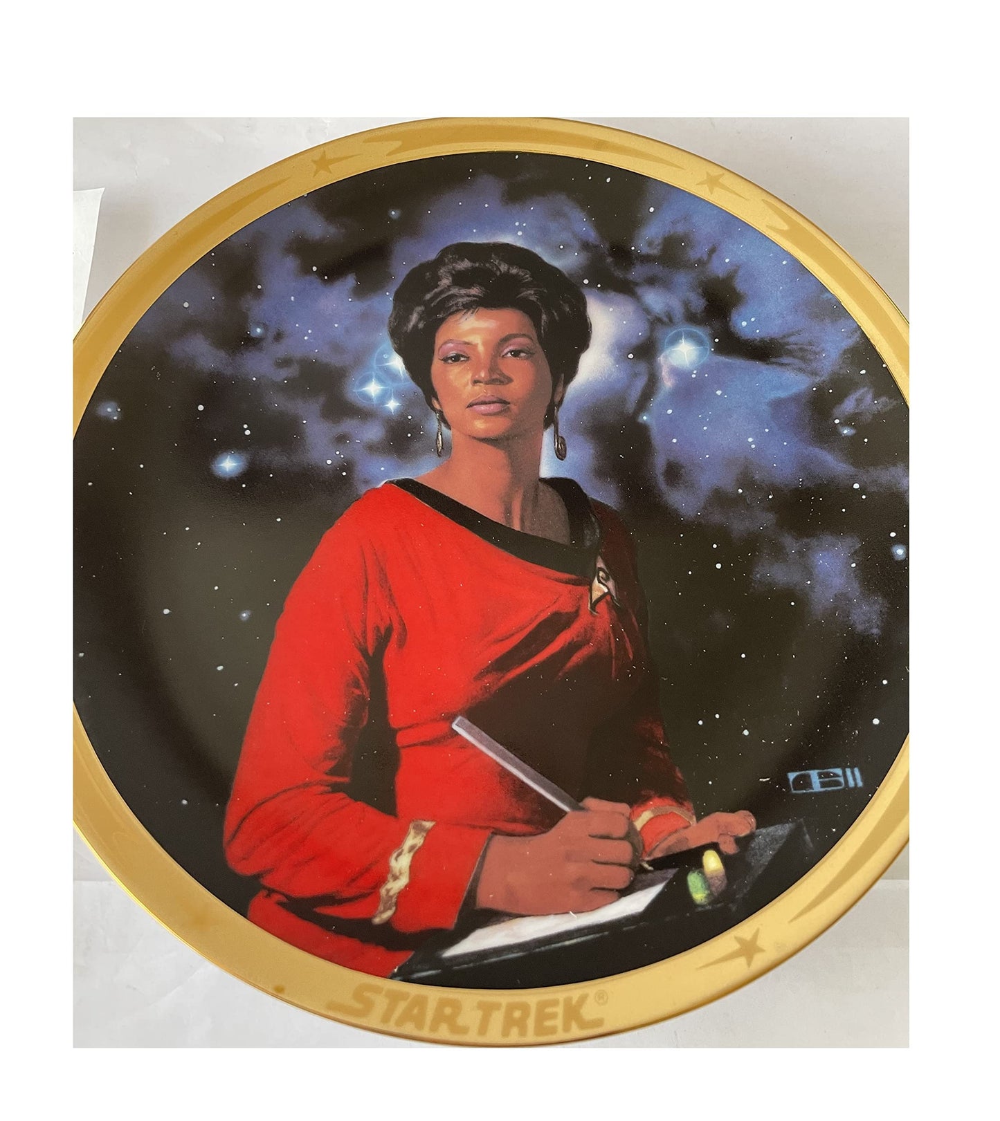 Vintage 1991 Star Trek The Original Series Uhura 25th Anniversary Commemorative Plate - Shop Stock Room Find