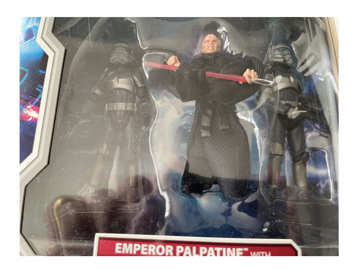 Vintage Star Wars 2009 The Legacy Collection - Force Unleashed Exclusive Commemorative Collection Emperor Palpatine with Shadow Stormtroopers - Factory Sealed Shop Stock Room Find