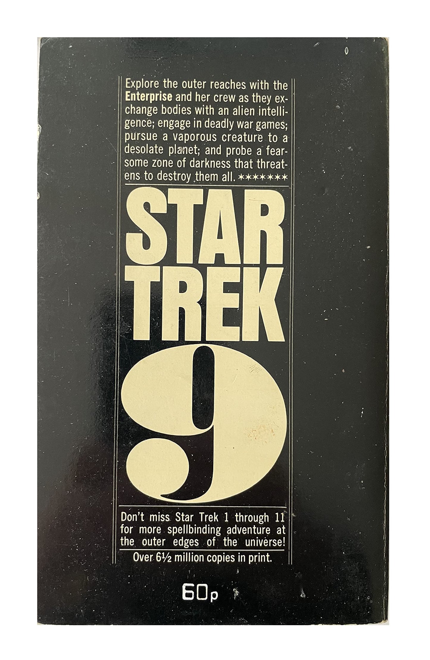 Vintage 1975 Star Trek 9 - Adapted From The Original Television Series - Paperback Book - By James Blish