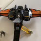 Vintage 2015 Star Wars The Force Awakens Building Blocks Poe Damerons Rebel X-Wing Black & Orange - Fully Built Former Display Model