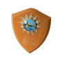 Vintage 1970's Fishing Champion Winners Trophy Wooden Keep Sake Shield