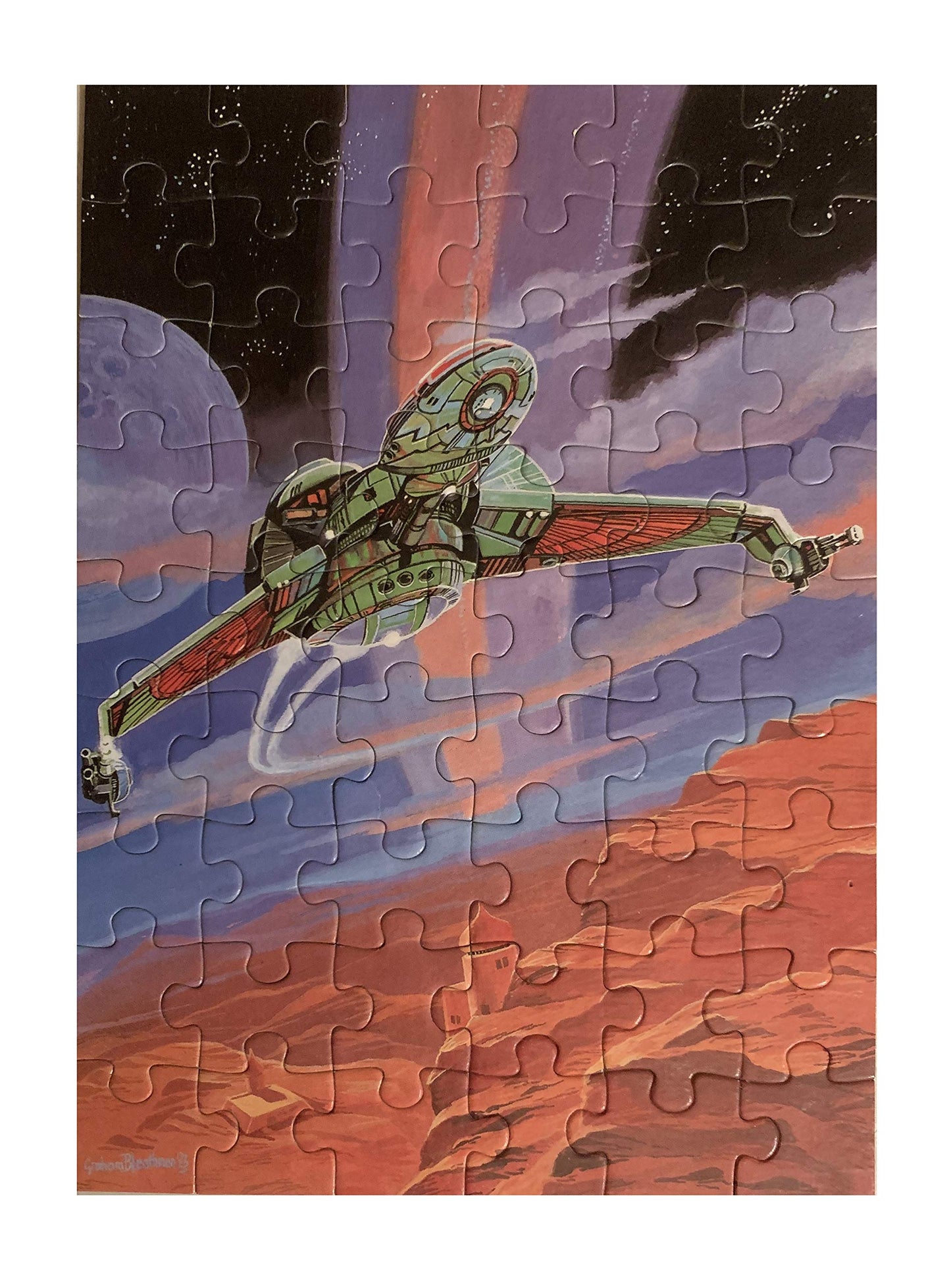 Vintage King 1993 Star Trek The Next Generation Klingon Bird Of Prey 54 Piece Jigsaw Puzzle - Shop Stock Room Find