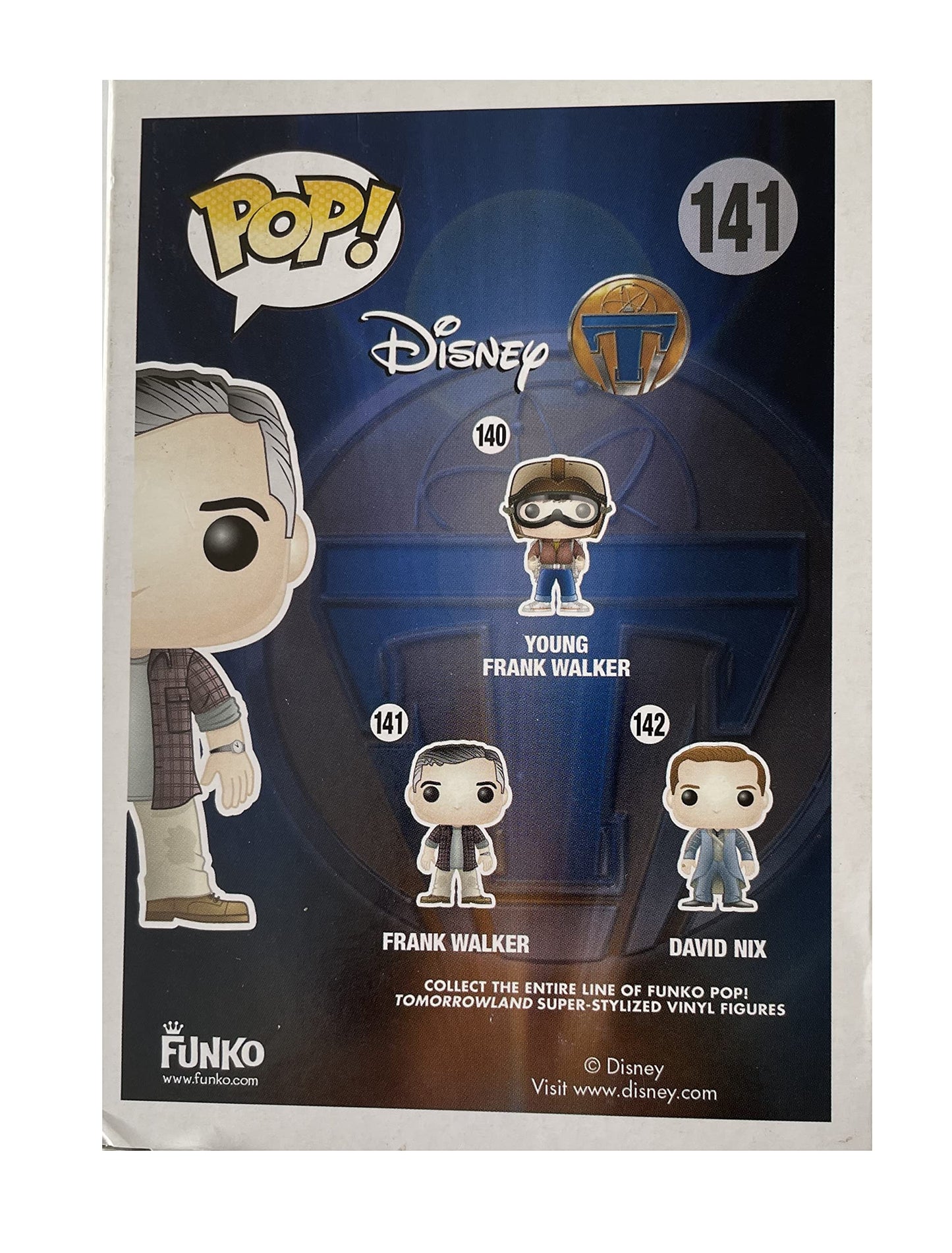 Funko 2018 - Disney Tomorrowland - Frank Walker Pop Vinyl Bobble Head Figure - Brand New Shop Stock Room Find