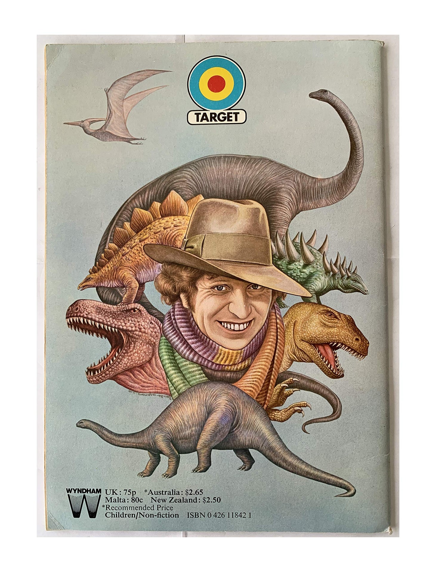 Vintage 1976 The Doctor Who Dinosaur Book Paperback Book With Pull Out Poster - Shop Stock Room Find