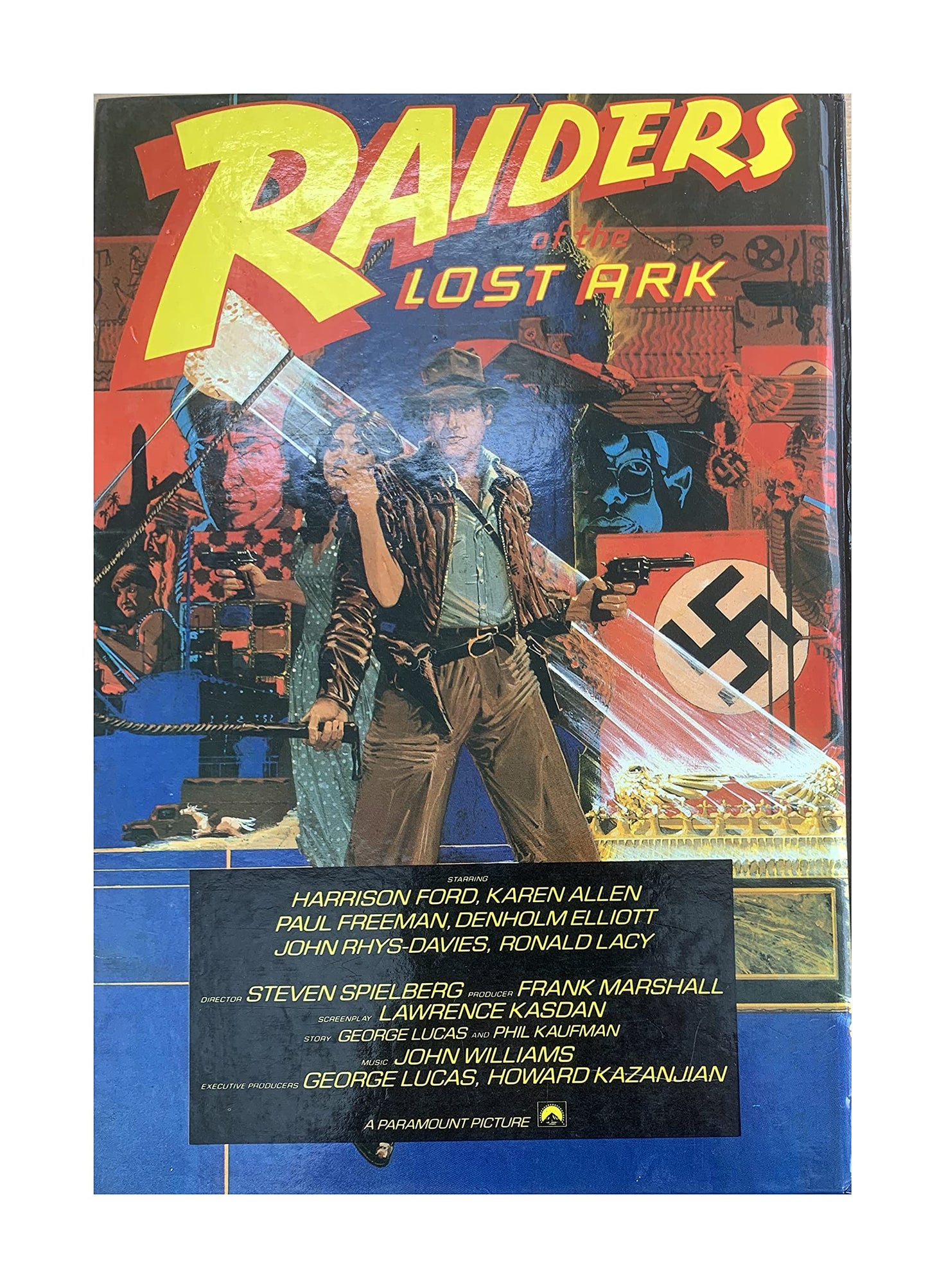 Vintage 1982 Raiders Of The Lost Arc Storybook Annual Based On The Movie - Unsold Shop Stock Room Find