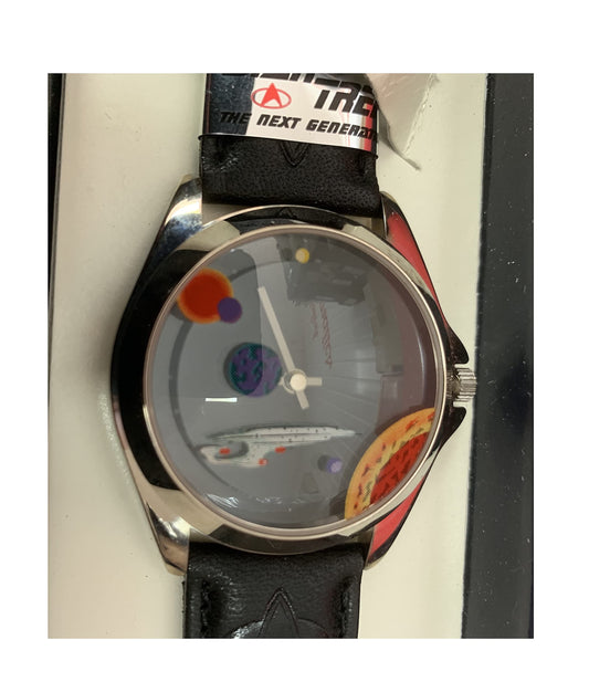 Vintage 1996 Star Trek The Next Generation Star Ship Analogue Wrist Watch 30th Anniversary Release -Shop Stock Room Find