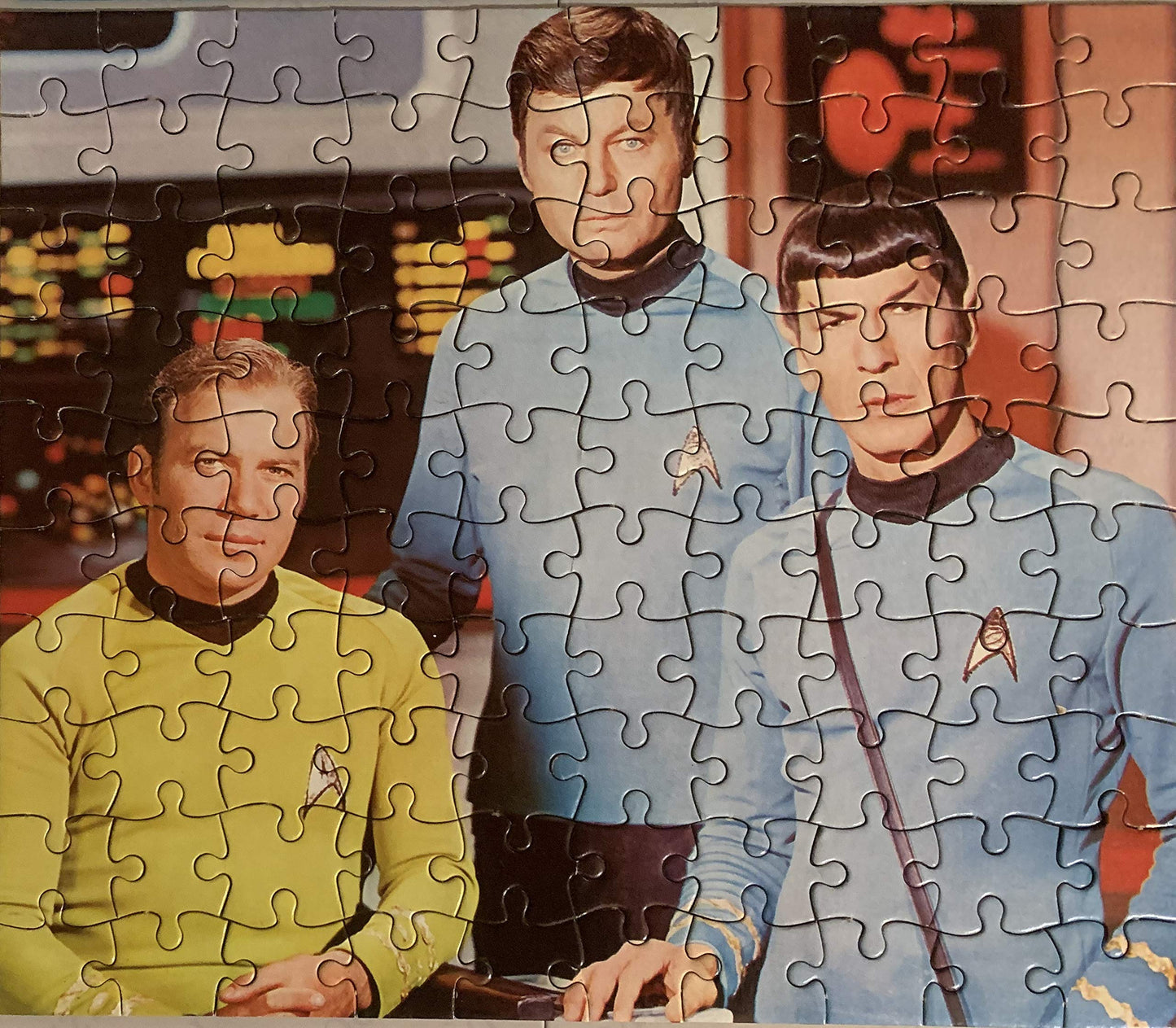 Vintage Star Trek 1972 Pleasure Products Jigsaw Puzzle Number 2 The Command Team Jigsaw In The Original Box