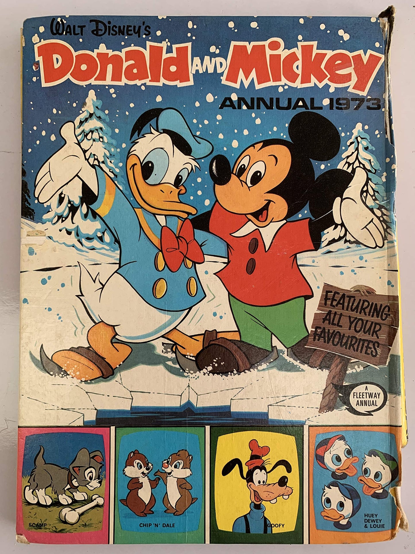 Vintage Walt Disney's Donald And Mickey Mouse Annual 1973