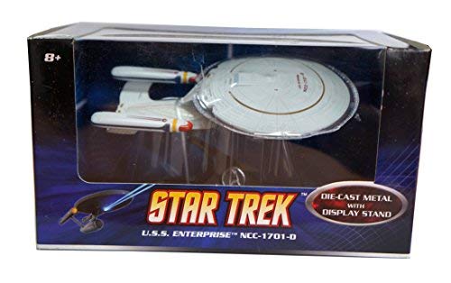 Star Trek USS Enterprise NCC-1701D Diecast Replica Star Ship Model Factory Sealed Shop Stock Room Find