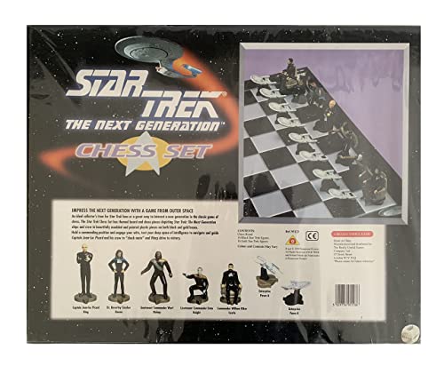 Vintage 1999 Star Trek The Next Generation Chess Set - Brand New Factory Sealed Shop Stock Room Find