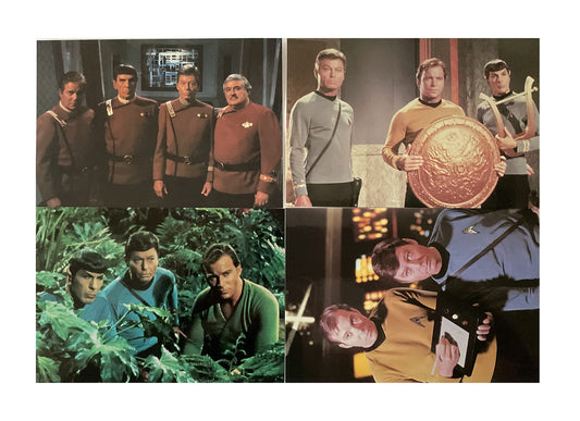 Vintage 1991 Star Set Of 4 x The Original Series Individual Postcards By Classico San Francisko Inc - Unsold Shop Stock