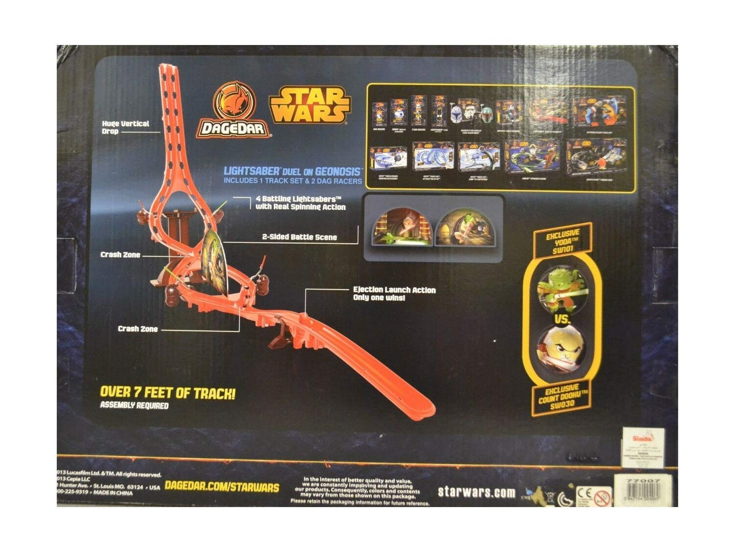 2013 Star Wars Dagedar Lightsaber Duel On Geonosis Race Track Set- Brand New Factory Sealed Shop Stock Room Find